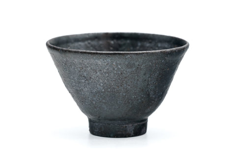 Matte Black Asagao-gata Yunomi - 60ml