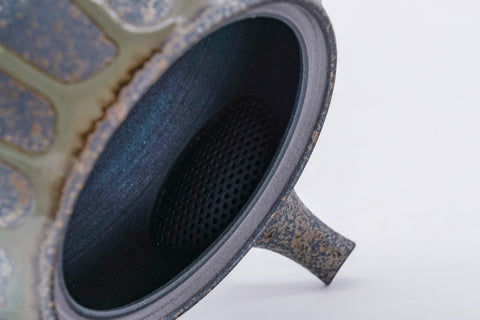 Metallic Ash-Glazed Tokoname Teapot - 280ml