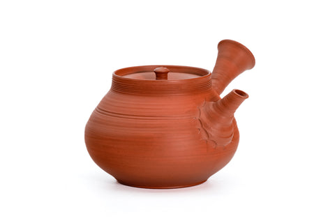 Hon-Shudei Hiranasu-gata Tokoname Teapot - 250ml