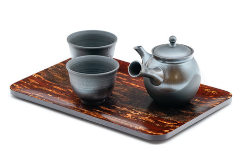 Striped Naga-bon - Wooden Cherry Bark Tray