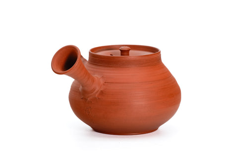 Hon-Shudei Hiranasu-gata Tokoname Teapot - 250ml