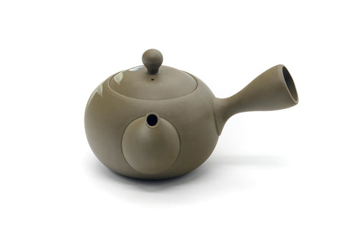 Japanese Kyusu - Floral Ryokudei Tokoname Teapot - 300ml