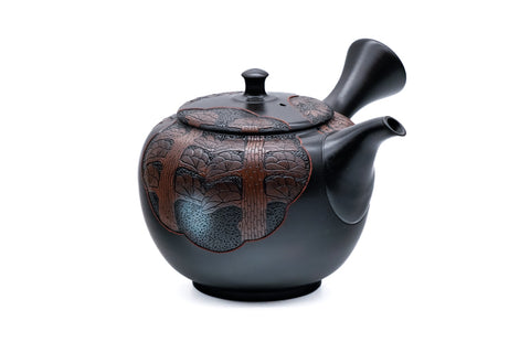 Shōchikubai Engraved Kokudei Tokoname Teapot - 250ml