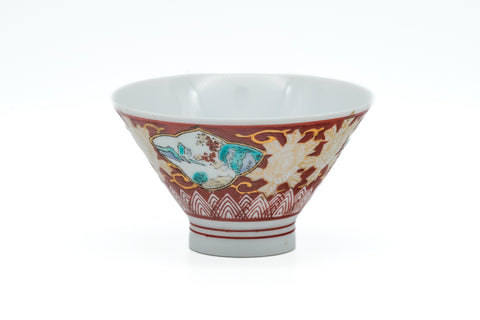 Japanese Teacup - Hand-painted Arita-yaki Yunomi - 100ml