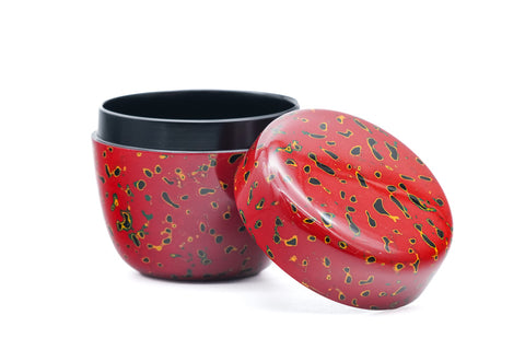 Aka Kara-nuri Natsume - Red Lacquer Tea Caddy