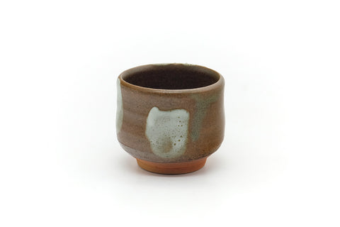 Japanese Teacup - Abstract Milky Brown Yunomi - 100ml