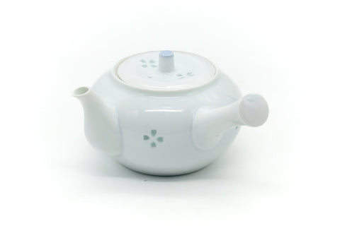Japanese Kyusu - Floral Porcelain Arita-yaki Teapot - 340ml