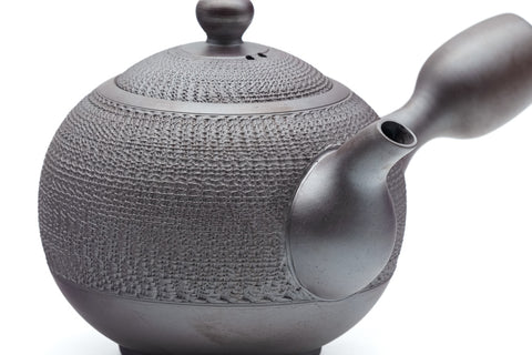 Round Shidei Tochiri Banko-yaki Teapot - 300ml