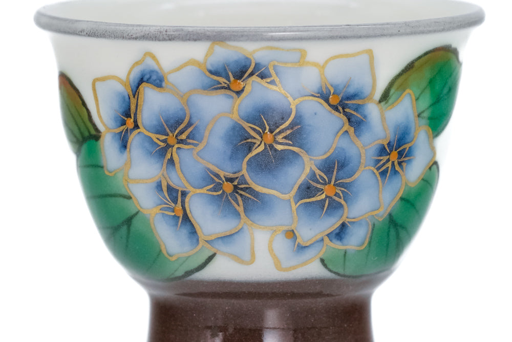 Touan Hand-painted Hydrangea Senchawan - Thumbnail 2