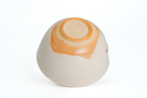 Plum Blossom Kyo-yaki Matcha Bowl