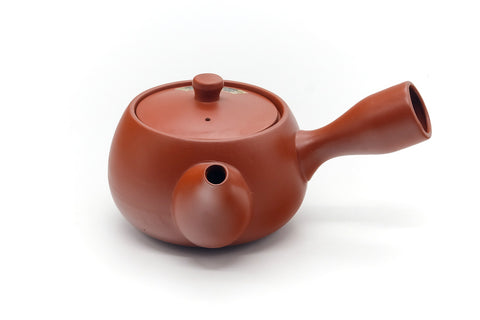 Japanese Kyusu - Engraved Mesh Tokoname Teapot - 340ml
