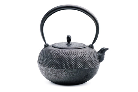 Round Arare Cast Iron Tetsubin - 1.2L