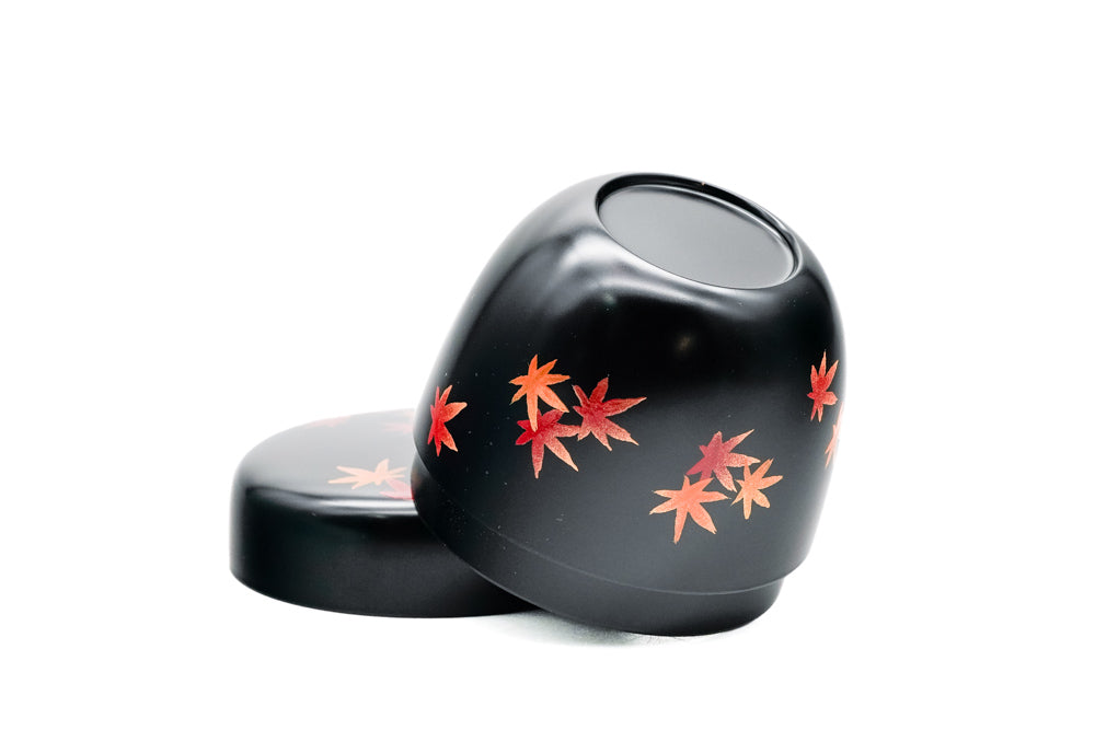 Momiji Natsume - Black Lacquer Tea Caddy – Tezumi