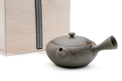 Mogake Yakishime Tokoname Teapot - 150ml