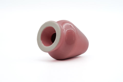 Pink Seto-yaki Kusenaoshi - Matcha Whisk Shaper