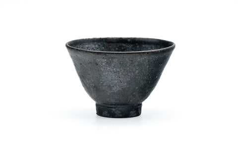 Matte Black Asagao-gata Yunomi - 60ml