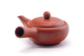 View of the teapot emphasizing the pouring spout