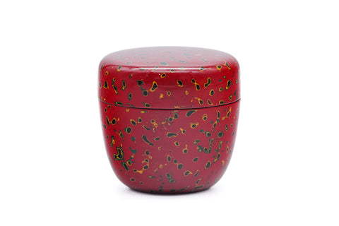 Aka Kara-nuri Natsume - Red Lacquer Tea Caddy