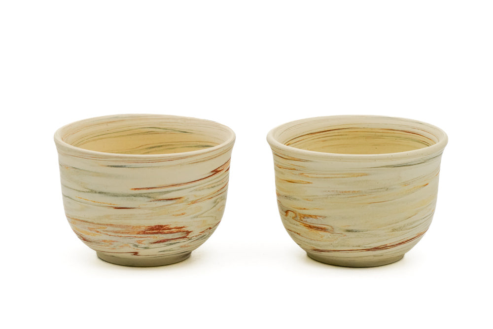 Tezumi Nerikomi Tokoname Tea Set - Thumbnail 4