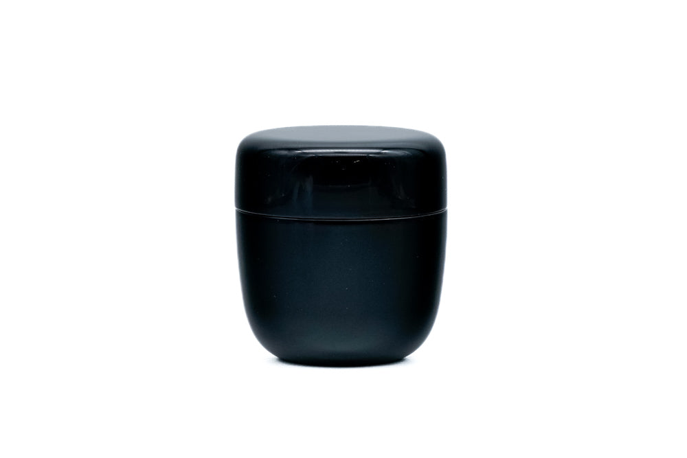 Japanese Natsume Black Lacquer Shinnuri Tea Caddy Tezumi