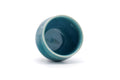 Tezumi — Japanese Teacup - Turquoise Blue Glazed Yunomi - 100ml — front view from another angle