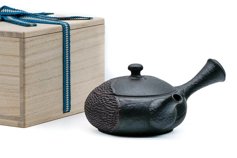 Shudashi Tataki Kokudei Tokoname Teapot - 200ml