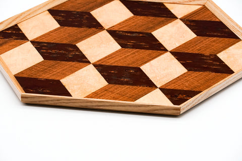 Kabazaiku Maru-bon - Trick Wooden Cherry Bark Tray