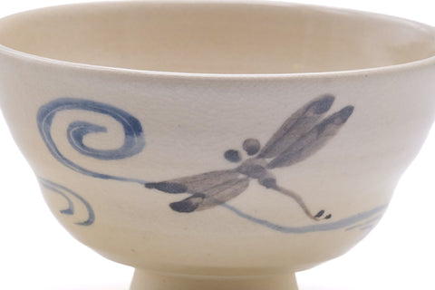 Japanese Matcha Bowl - Dragonfly Kyo Chawan - 300ml