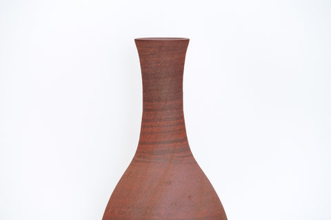 Bizen-yaki Crane's Neck Vase
