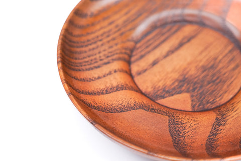 Japanese Chataku - Wooden Tea Saucer