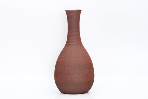 Bizen-yaki Crane's Neck Vase