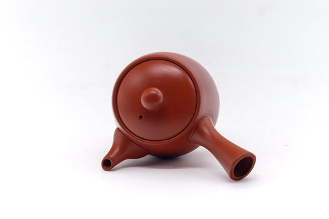 Japanese Kyusu - Small Tokoname Red Shudei Teapot - 125ml