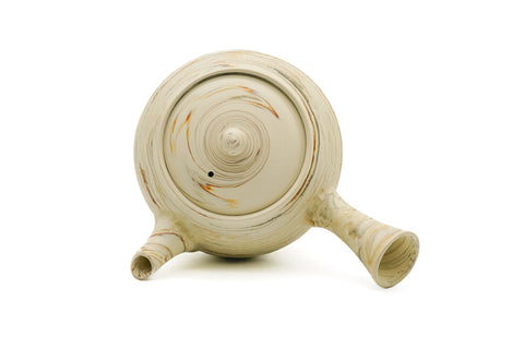 White Marbled Nerikomi Tokoname Tea Set