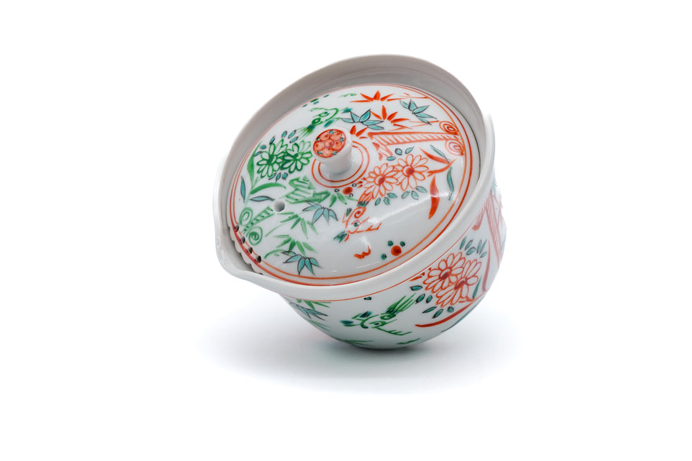 Kuramoto Masao Sai-akaaoe Kiyomizu Houhin Teapot - Thumbnail 3