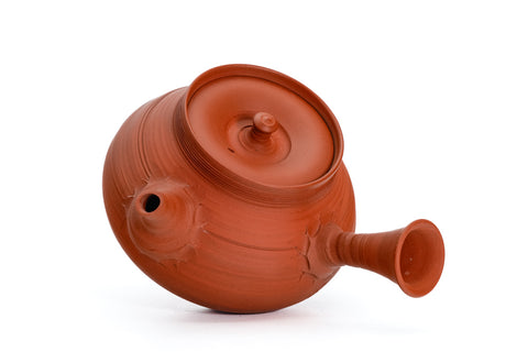 Hon-Shudei Hiranasu-gata Tokoname Teapot - 250ml