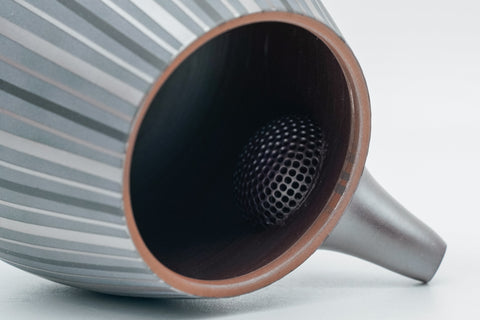 Purple Striped Banko-yaki Teapot - 250ml