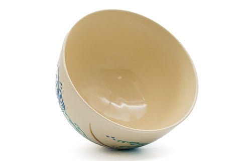 Crescent Moon Upon the Waves - Kyo-yaki Chawan