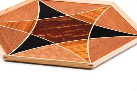 Brilliant Kabazaiku Maru-bon - Wooden Cherry Bark Tray