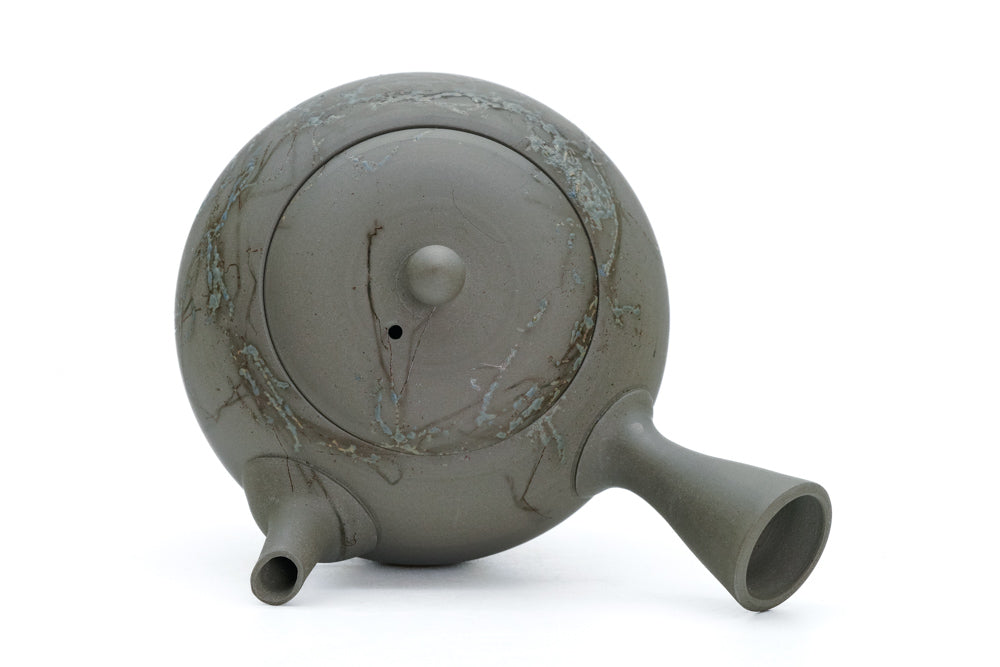 Grey Mogake Maru-gata Kyusu