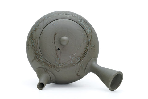 Grey Mogake Maru-gata Kyusu  - 300ml