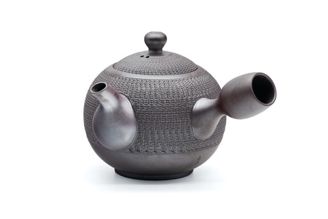 Round Shidei Tochiri Banko-yaki Teapot - 300ml