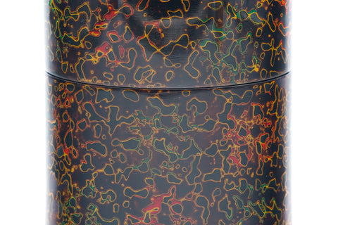 Kuro Kara-Nuri Chazutsu - Black Lacquerware Tea Canister