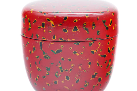 Aka Kara-nuri Natsume - Red Lacquer Tea Caddy