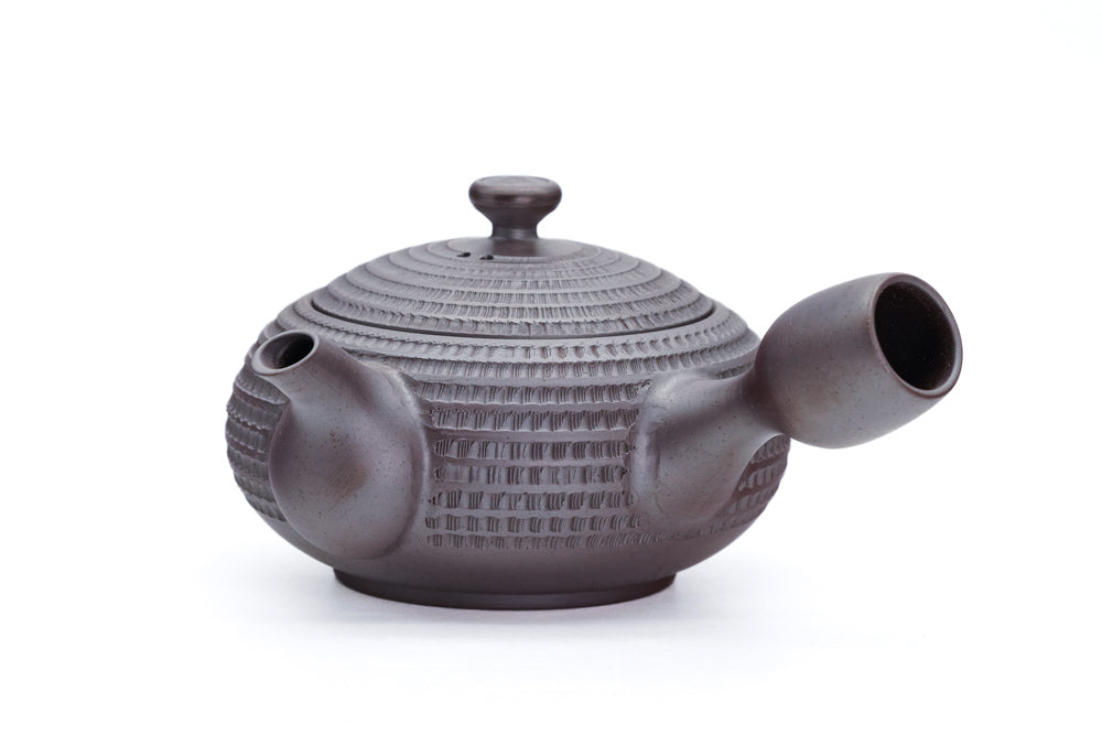 Purple Shidei Tochiri Banko-yaki Teapot - Thumbnail 2