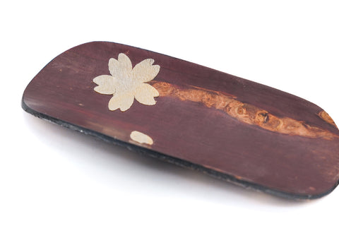 Kabazaiku Chazutsu - Sakura Inlay Cherry Bark Tea Scoop