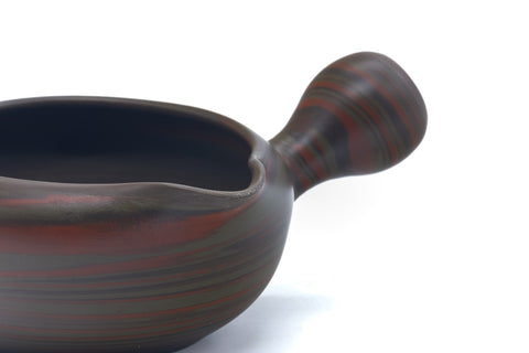 Japanese Yuzamashi - 雲仙窯 Unzen Kiln - Green Nerikomi Water Cooler - 250ml