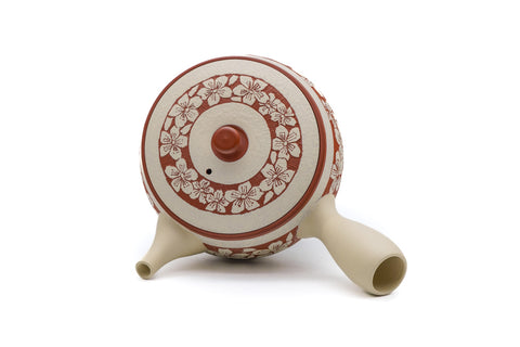 Engraved Sakura Tokoname Teapot - 250ml
