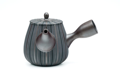 Purple Striped Banko-yaki Teapot - 250ml