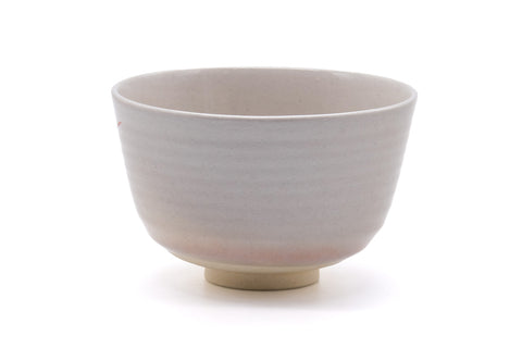Japanese Matcha Bowl - Green Red Leaves Kyo-yaki Chawan - 400ml