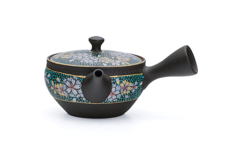 Hand-painted Kutani-style Sakura Tokoname Teapot - 150ml